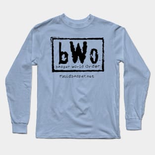 Badger World Order (Black) Long Sleeve T-Shirt